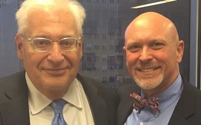 South Carolina State Rep. Alan Clemmons with US Ambassador to Israel David Friedman (Facebook)