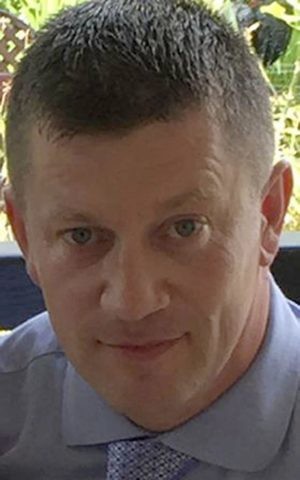 Undated handout photo released by Metropolitan Police on Wednesday, March 22, 2017 of police officer Keith Palmer who was killed during the attack on the Houses of Parliament in London. (Metropolitan Police via AP)