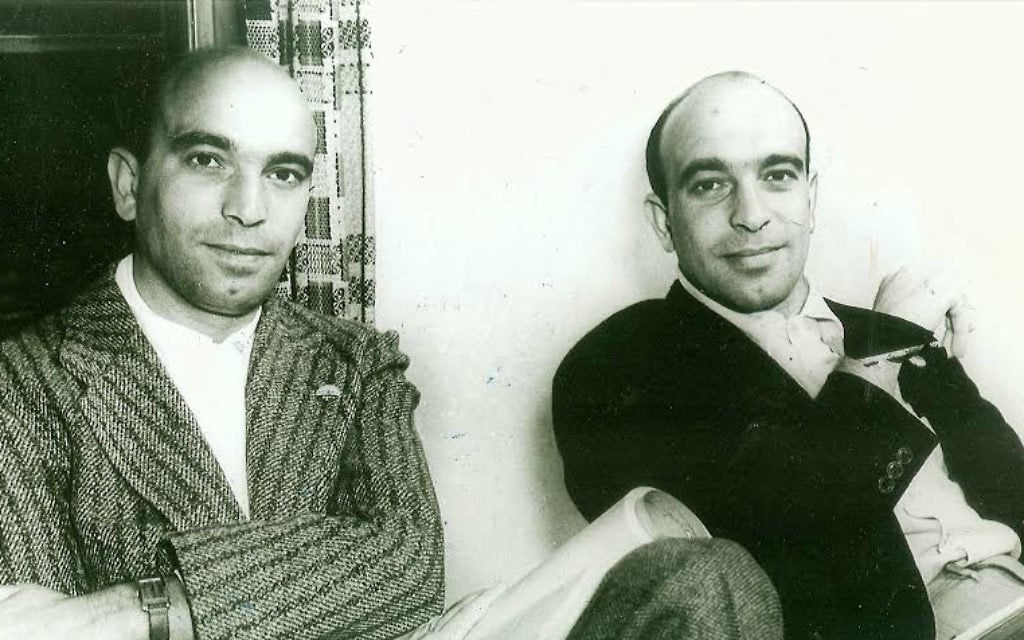 Julius (left), and Phil Epstein in their office at Warner Brothers Studios in Los Angeles. (Courtesy Leslie Epstein) Julius (left), and Phil Epstein in their office at Warner Brothers Studios in Los Angeles. (Courtesy Leslie Epstein)