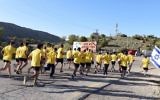 Illustrative: Golani Brigade soldiers participate in the Golani Brigade Race on April 26, 2015. (IDF Spokesperson/Flash90)