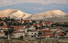 View of the Israeli settlement of Ma'ale Adumin, in the West Bank on January 4, 2017. (Yaniv Nadav/Flash90)