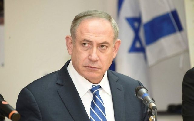 Prime Minister Benjamin Netanyahu attends a signing ceremony in the southern Israeli city of Eilat on March 7, 2017. (Yair Sagi/Pool) Prime Minister Benjamin Netanyahu attends a signing ceremony in the southern Israeli city of Eilat on March 7, 2017. (Yair Sagi/Pool)