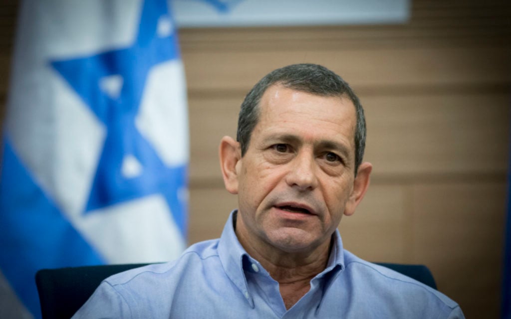 Head of the Shin Bet security service Nadav Argaman attends a Foreign Affairs and Defense committee meeting at the Knesset on March 20, 2017. (Yonatan Sindel/Flash90)