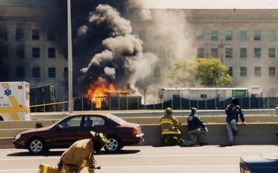 FBI photographs of the Pentagon, after the terror attack on 9/11 (FBI)