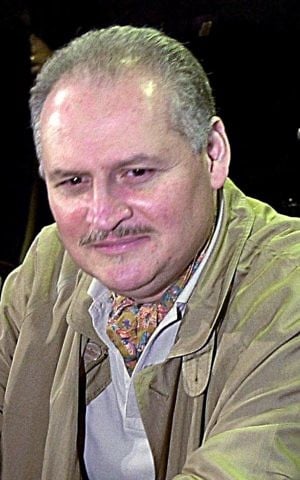 In this Tuesday, Nov. 28, 2000 file photo, Venezuelan international terrorist Ilich Ramirez Sanchez, better known as Carlos the Jackal, is seated in a Paris courtroom. (AP Photo/Michel Lipchitz, File)