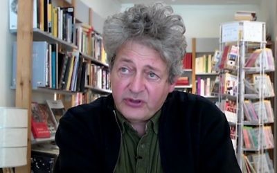 Jewish French historian Georges Bensoussan, January 2017. (Screen capture: YouTube)