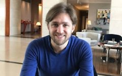 Toptal's Taso Du Val (Shoshanna Solomon/Times of Israel)