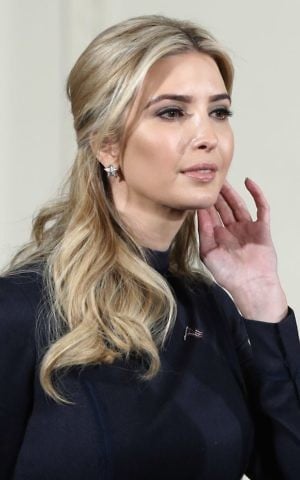 In this March 17, 2017, file photo, Ivanka Trump arrives for news conference with President Donald Trump and German Chancellor Angela Merkel in the East Room of the White House in Washington. (AP Photo/Pablo Martinez Monsivais)