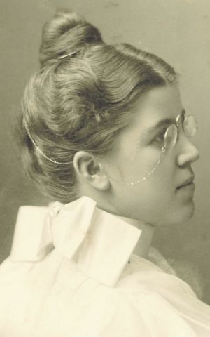 Katharine Wright in 1898, the year she started teaching Latin at Steele High School. (Wright State University Special Collections and Archives.) Katharine Wright in 1898, the year she started teaching Latin at Steele High School. (Wright State University Special Collections and Archives.)