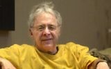 Chuck Barris, the man behind TV's "The Dating Game," poses in the lobby of his apartment in New York, Dec. 20, 2002.  (AP Photo/Bebeto Matthews)