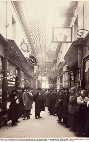 Jean-Eugène-Auguste Atget, Vivienne Gallery, Paris, France, 1906. (Image provided by Musée Carnavalet / Roger-Viollet / The Image Works)