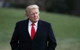 President Donald Trump walks to the White House after arriving on Marine One, Sunday, March 19, 2017, in Washington. (AP Photo/Alex Brandon)
