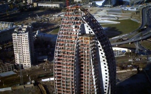 Trump Tower in Baku, Azerbaijan, in 2011. (Wikipedia)