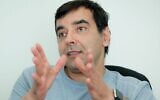 Amnon Shashua, CTO, co-founder and chairman of Mobileye. May 27, 2015. (Moshe Shai/FLASH90)