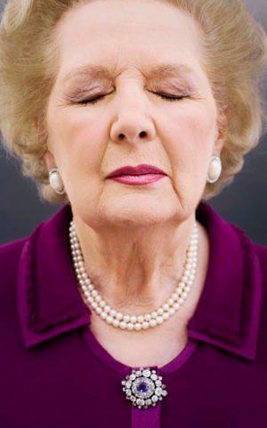Photographer Harry Borden took this iconic photograph of former UK Prime Minister Margaret Thatcher while on assignment for Time magazine in 2006. (Harry Borden/via JTA) Photographer Harry Borden took this iconic photograph of former UK Prime Minister Margaret Thatcher while on assignment for Time magazine in 2006. (Harry Borden/via JTA)