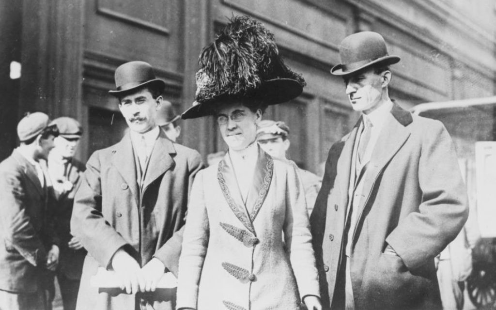 Orville (L), Katharine and Wilbur Wright, 1909. (Photo: Bain Collection/Library of Congress)