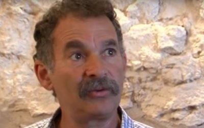 David Be‘eri, director of the City of David archeological park.  (YouTube screenshot)