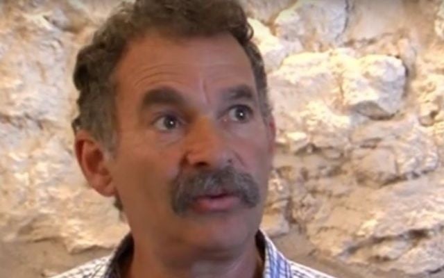 David Be‘eri, director of the City of David archeological park.  (YouTube screenshot)