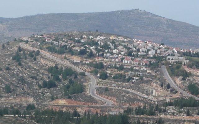 The West Bank settlement of Eli. (CC, BY Akivapath at English Wikipedia) The West Bank settlement of Eli. (CC, BY Akivapath at English Wikipedia)