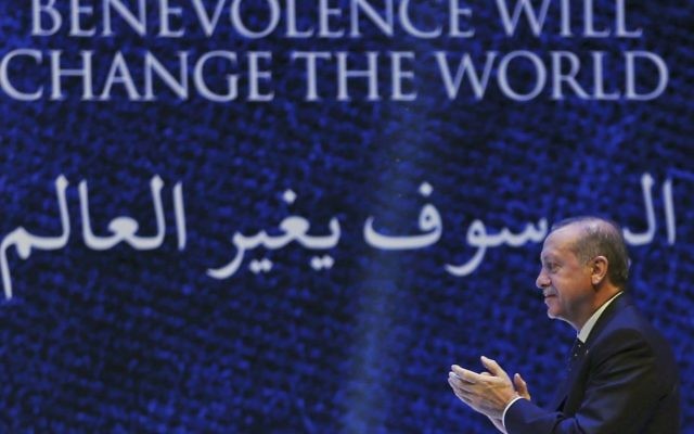 Turkey's President Recep Tayyip Erdogan applauds following a rally in Istanbul, Sunday, March 12, 2017. (Photo AP) Turkey's President Recep Tayyip Erdogan applauds following a rally in Istanbul, Sunday, March 12, 2017. (Photo AP)