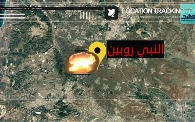 A still from a video threatening Hezbollah attacks on sensitive Israeli sites. (screen capture: alahednews.com) A still from a video threatening Hezbollah attacks on sensitive Israeli sites. (screen capture: alahednews.com)