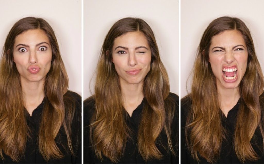 The many faces of Canadian-Israeli model Renny Grinshpan, who has become a comedic sensation in Israel. (Courtesy of Grinshpan via JTA) The many faces of Canadian-Israeli model Renny Grinshpan, who has become a comedic sensation in Israel. (Courtesy of Grinshpan via JTA)