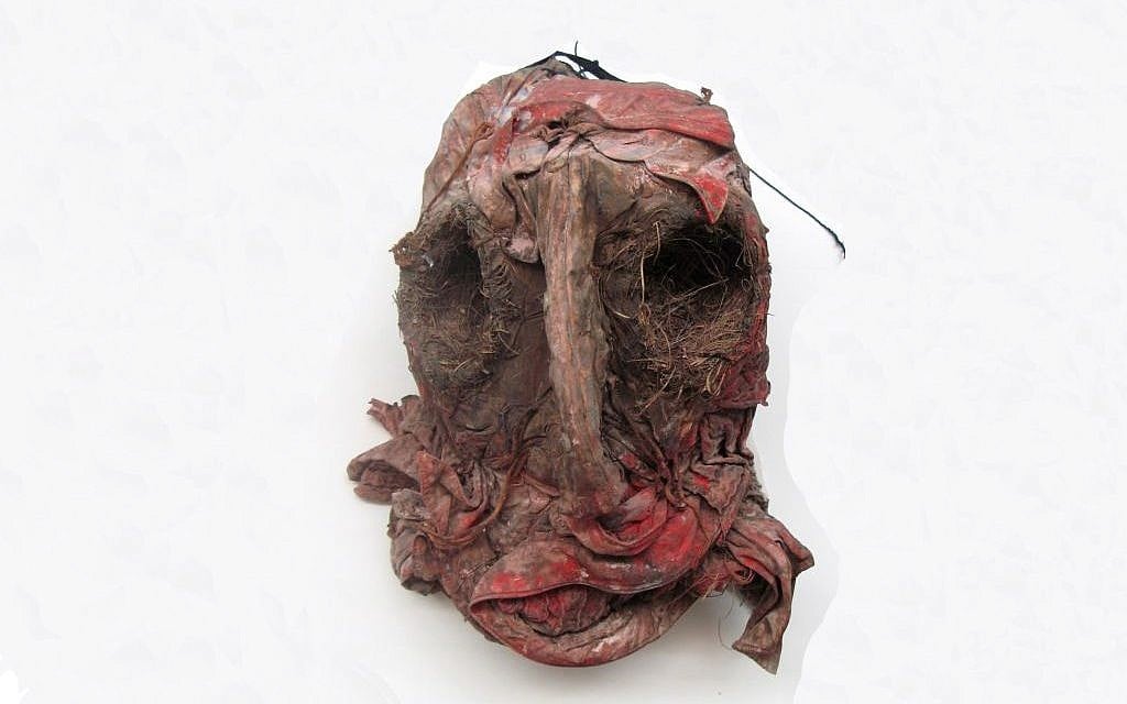One of the items in Michel Nedjar's exhibition titled 'Purim Puppets' (The Museum of Jewish Art and History in Paris) One of the items in Michel Nedjar's exhibition titled 'Purim Puppets' (The Museum of Jewish Art and History in Paris)
