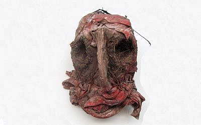 One of the items in Michel Nedjar's exhibition titled 'Purim Puppets' (The Museum of Jewish Art and History in Paris)