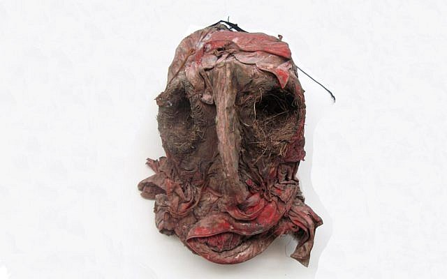 One of the items in Michel Nedjar's exhibition titled 'Purim Puppets' (The Museum of Jewish Art and History in Paris)