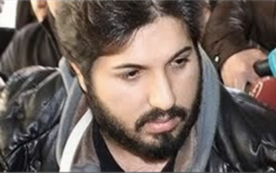 Reza Zarrab, the Turkish-Iranian gold trader accused of violating US sanctions on Iran, seen in Istanbul in 2015. (Screen capture/YouTube)
