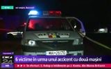 Romanian police respond to the scene of a car crash that killed two Israeli students just outside the capital city of Bucharest on March 28, 2017. (screen capture: YouTube)