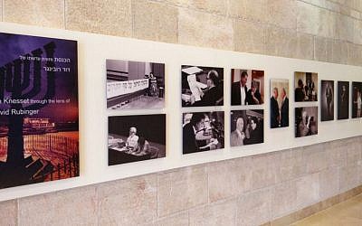 An exhibition of the late David Rubinger's works at the Knesset. (Photo: Itzhak Harari)