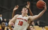 Spencer Weisz #10 of the Princeton Tigers attempts to go up and under against the Saint Joseph's Hawks during the second half at the L. Stockwell Jadwin Gymnasium on December 14, 2016 in Princeton, New Jersey. Saint Joseph's won 76-68. (Corey Perrine/Getty Images)