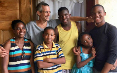Professor Steven Werlin works with the Fonkoze (short for 'Shoulder-to-Shoulder) non-profit to help microfinance impoverished Haitian families. (Courtesy Fonkoze)