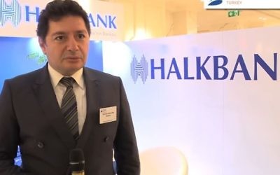 Mehmet Hakan Atilla from Halkbank talks about Bonds, Loans and Sukuk in Turkey in 2015. (YouTube screen shot)
