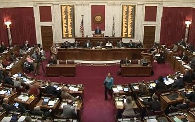 The Virginia House of Delegates on March 4, 2016. (Screen capture/YouTube)