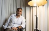 Egyptian Comedian Bassem Youssef poses at the SLS Hotel on April 6, 2017, in Los Angeles, California. (AFP/Valerie Macon)