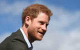 This file photo taken on March 21, 2017 shows Britain's Prince Harry after a meeting with representatives of the Yes You Can personal development project at Hamilton Community College in Leicester, England, on March 21, 2017. (Joe Giddens/Pool/AFP)