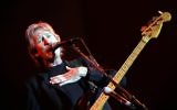 Roger Waters, British rock legend and co-founder of the group Pink Floyd, performs during a concert in Neve Shalom, 30 kms from Jerusalem in June 22, 2006.  (AFP PHOTO / DAVID FURST)