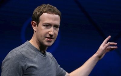 Facebook CEO Mark Zuckerberg delivers the keynote address at Facebook's F8 Developer Conference on April 18, 2017 at McEnery Convention Center in San Jose, California. (Justin Sullivan/Getty Images/AFP)