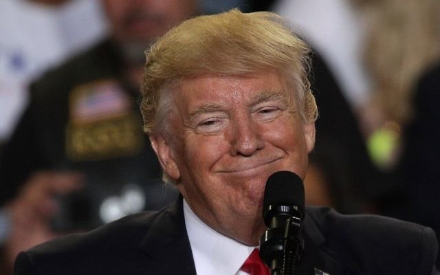 US President Donald Trump speaks to supporters during a rally at the Pennsylvania Farm Show Complex and Expo Center April 29, 2017 in Harrisburg, Pennsylvania (Alex Wong/Getty Images/AFP) US President Donald Trump speaks to supporters during a rally at the Pennsylvania Farm Show Complex and Expo Center April 29, 2017 in Harrisburg, Pennsylvania (Alex Wong/Getty Images/AFP)