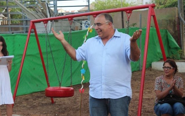 Binyamina Regional Council head Pinchas Zoaretz. (Facebook)