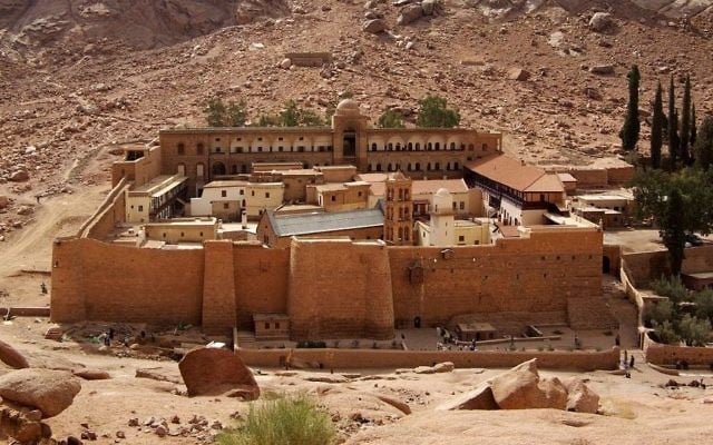 Saint Catherine's Monastery in southern Sinai, in Egypt. (CC, BY-SA, Berthold Werner/Wikimedia)