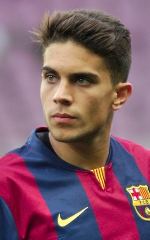 Marc Bartra playing for Barcelona in 2014. (Clément Bucco-Lechat/Wikipedia CC BY-SA 3.0)