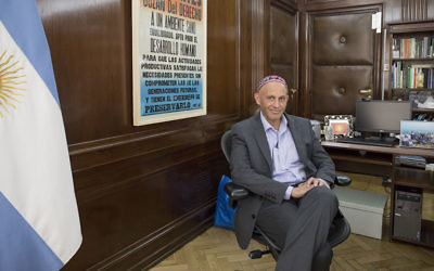 Argentinian Minister of Environment and Sustainability, and ordained pulpit rabbi, Sergio Bergman. (Titu Becher)