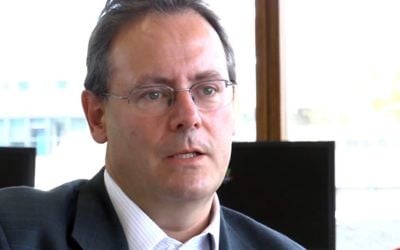 Dan Plesch, Director of the Centre for International Studies and Diplomacy at SOAS, University of London, author of Dan Plesch, Director of the Centre for International Studies and Diplomacy at SOAS, University of London, author of "Human Rights After Hitler," August 2012. (Screen capture: YouTube)