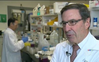 Dr. Mark Wainberg speaking on World AIDS Day, December 1, 2014. (Screen capture: YouTube)