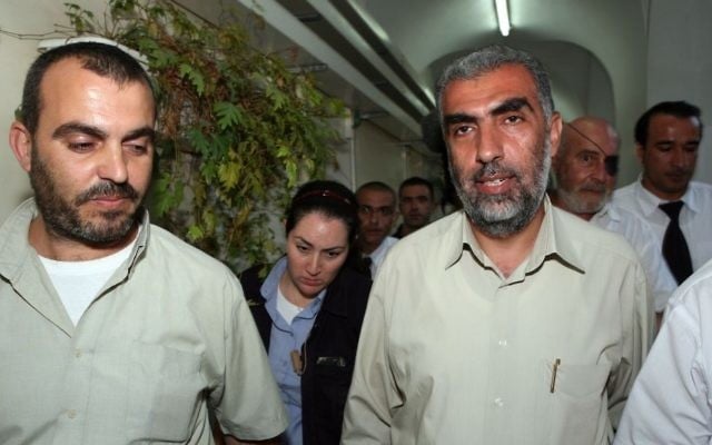 Kamal Khatib from the Islamic movement is brought to arraignment at the municipal court in Jerusalem on October 4, 2009. (Matanya Tausig/Flash90) Kamal Khatib from the Islamic movement is brought to arraignment at the municipal court in Jerusalem on October 4, 2009. (Matanya Tausig/Flash90)