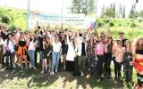 The 28 Eurovision 2017 participants after planting KKL-JNF trees during their four-day trip to Israel (Courtesy Yosi Zeliger)