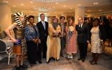 Ambassadors and diplomats gather for a model Passover seder in Tel Aviv, April 2, 2017 (The Israel Project)